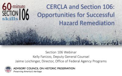 Now on Demand: Coordinating CERCLA and Section 106