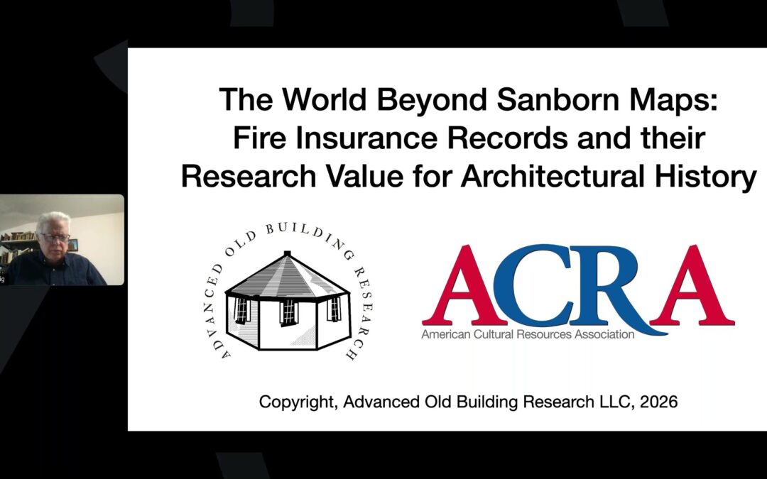 Now on Demand: Fire Insurance Records