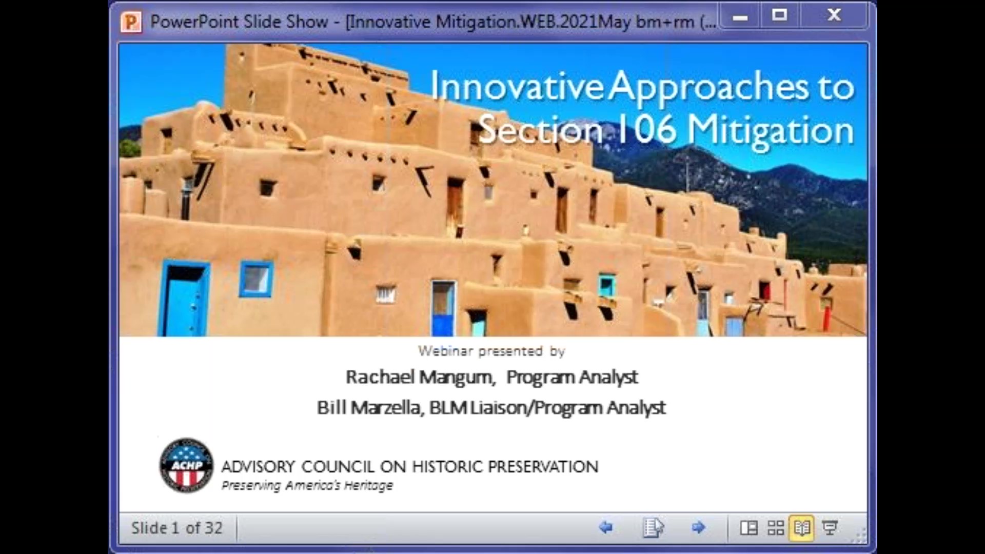 ACHP106Mitigation2022
