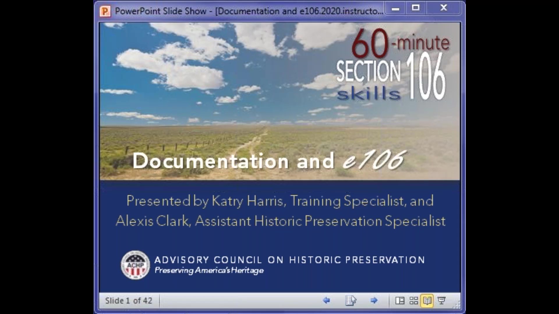 ACRA Webinar_ Documentation and e106_Trim_Moment