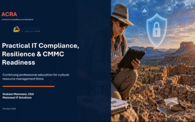Now on Demand: IT Compliance for CRM Contractors Working With Federal & State Agencies
